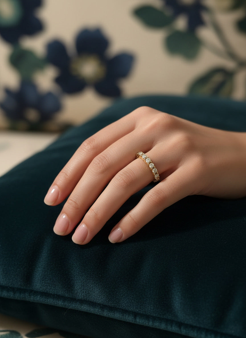 Pink Whisper 8 Pcs Ring Set