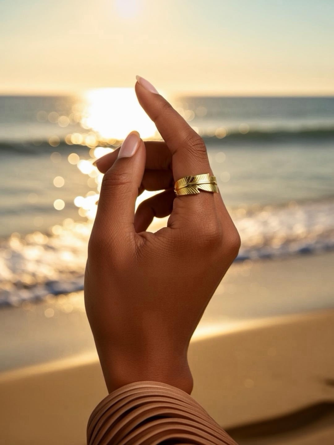 Feather Dune Ring