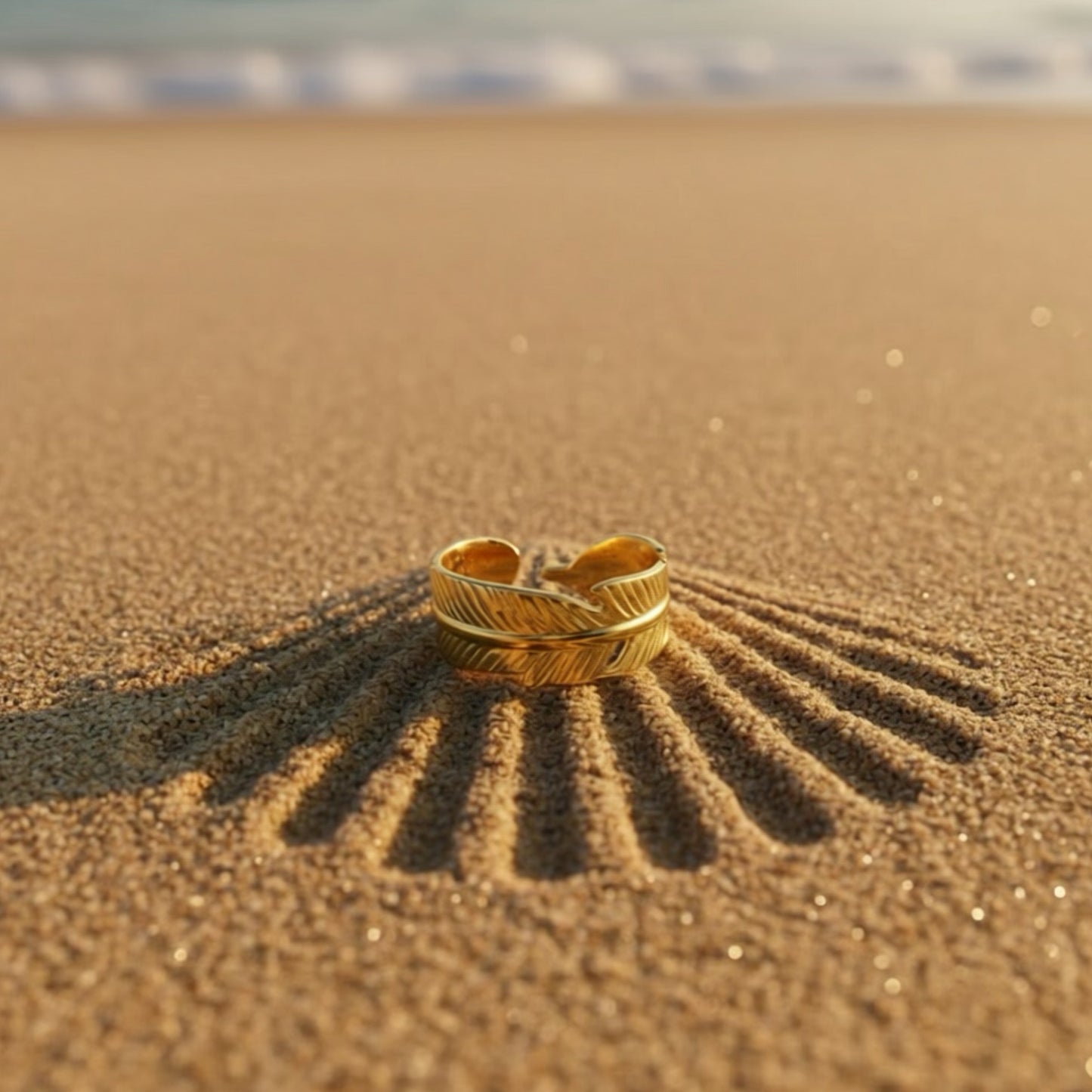 Feather Dune Ring