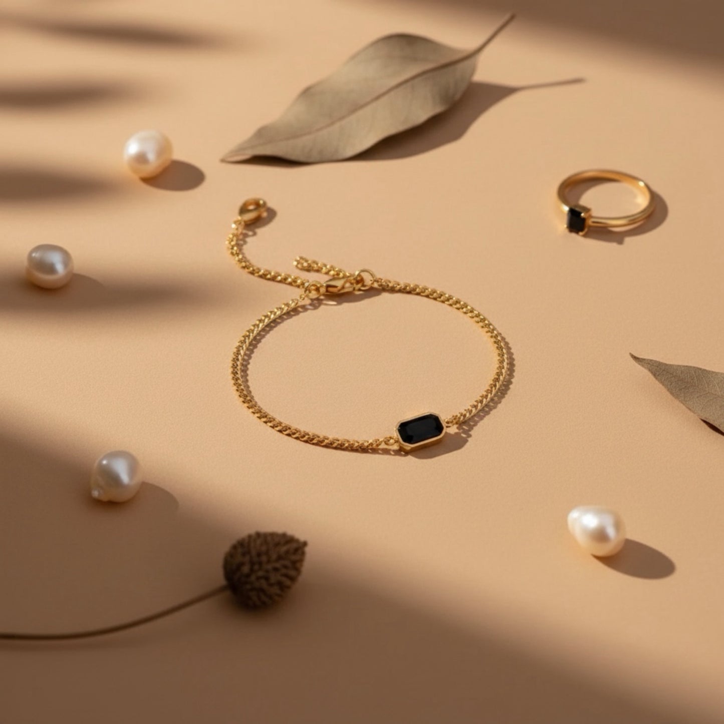 Midnight Square Bracelet