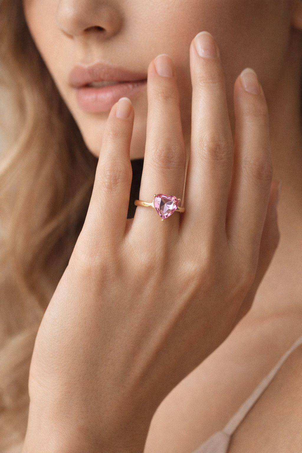 Pink Whisper 8 Pcs Ring Set