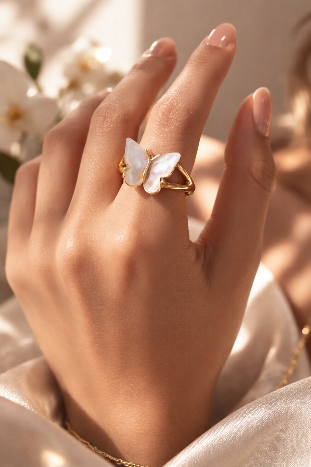 Pink Whisper 8 Pcs Ring Set