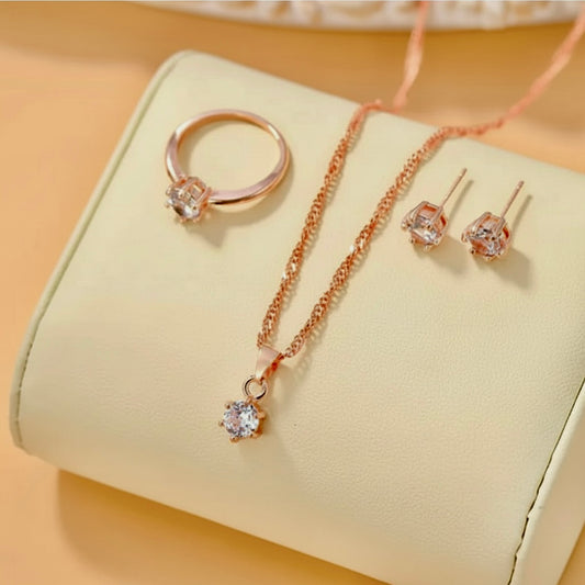 Rose Glow Elegance Jewellery Set