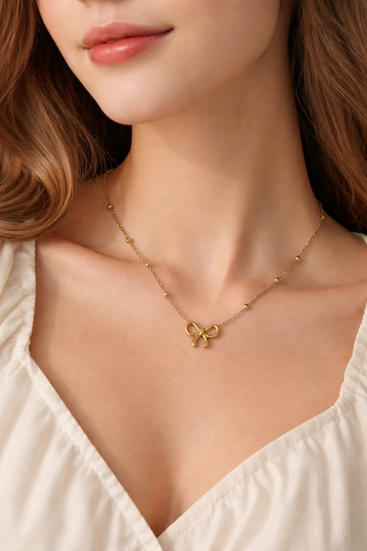Celeste Bow Pendant
